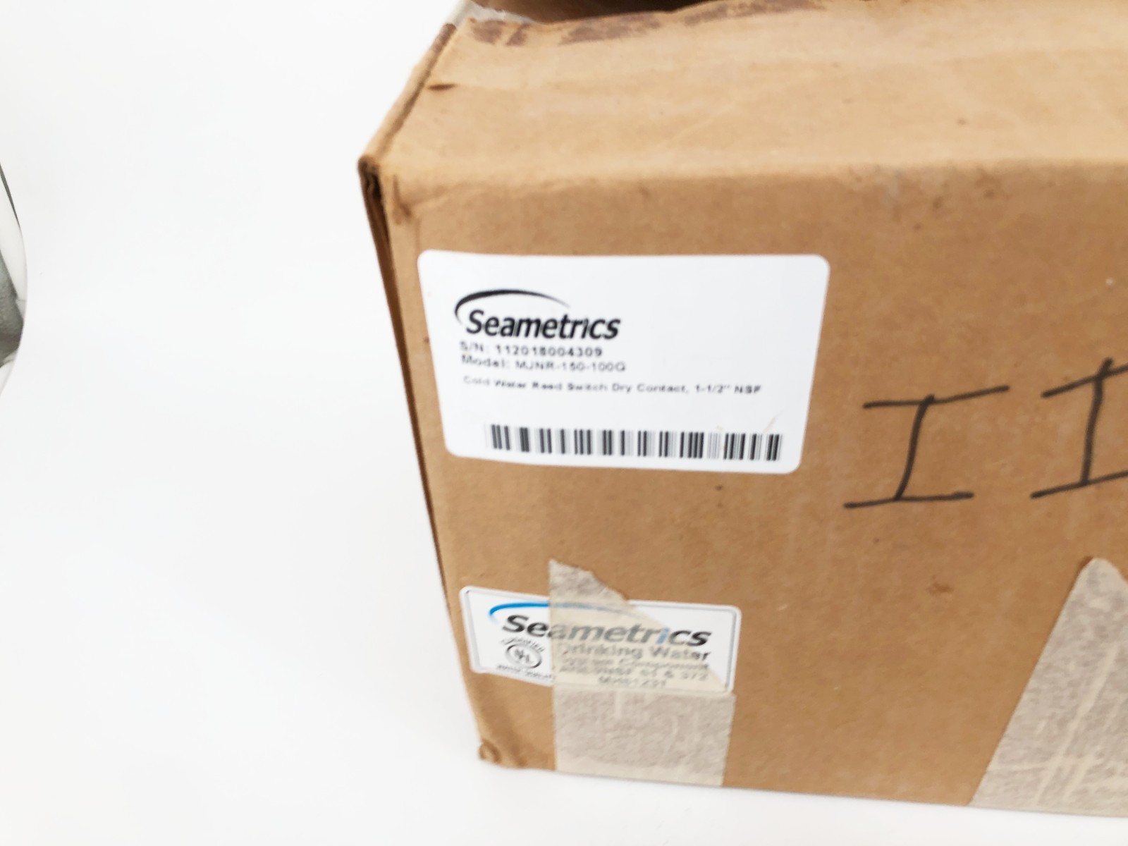 New SeaMetrics MJNR-150-100G Flow Meter 1-1/2″ 100 Gal/Pulse MH61231