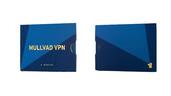 Mullvad VPN | 6 Months for 5 Devices | Protect Your Privacy 6 Months, Blue