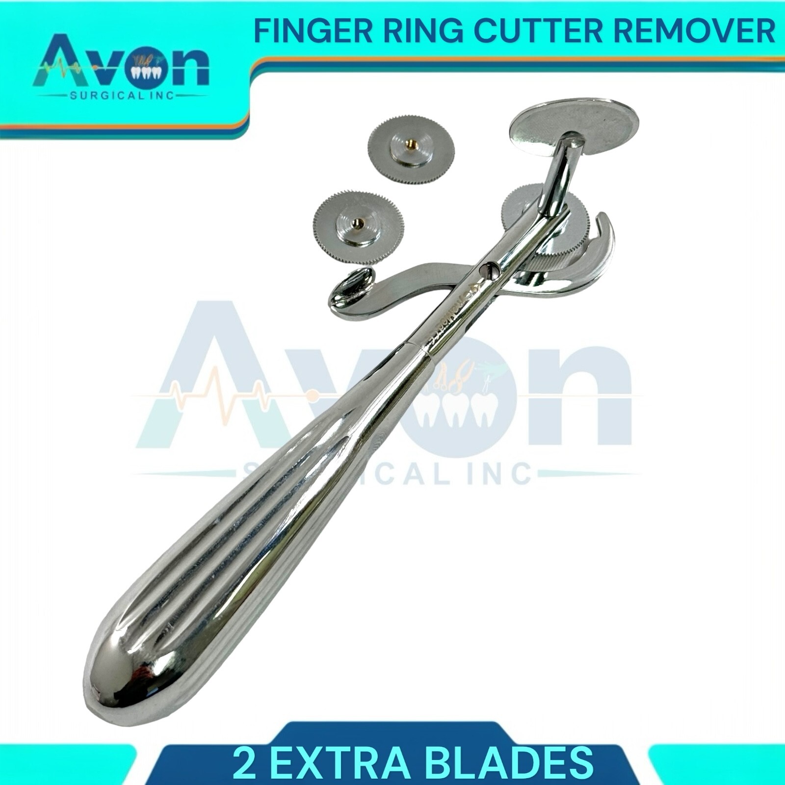 3 Pack – Emergency Finger Ring Cutter, Includes 2 Extra Rotor Blades, EMT/EMS