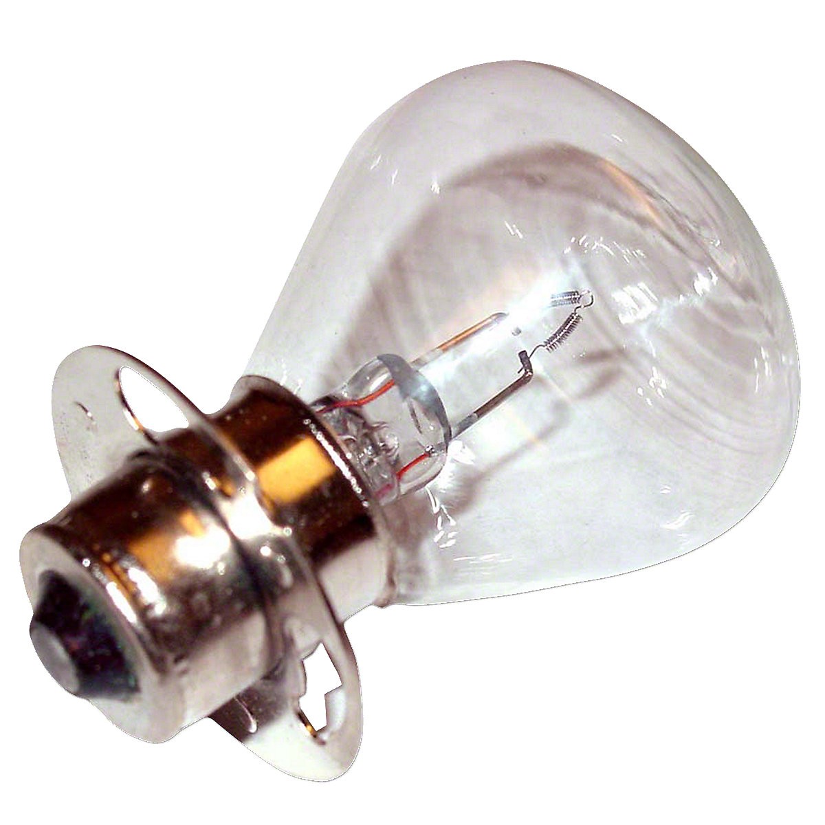 Single Contact Headlight Bulb with Ring Fits Minneapolis Moline Tractor | 12