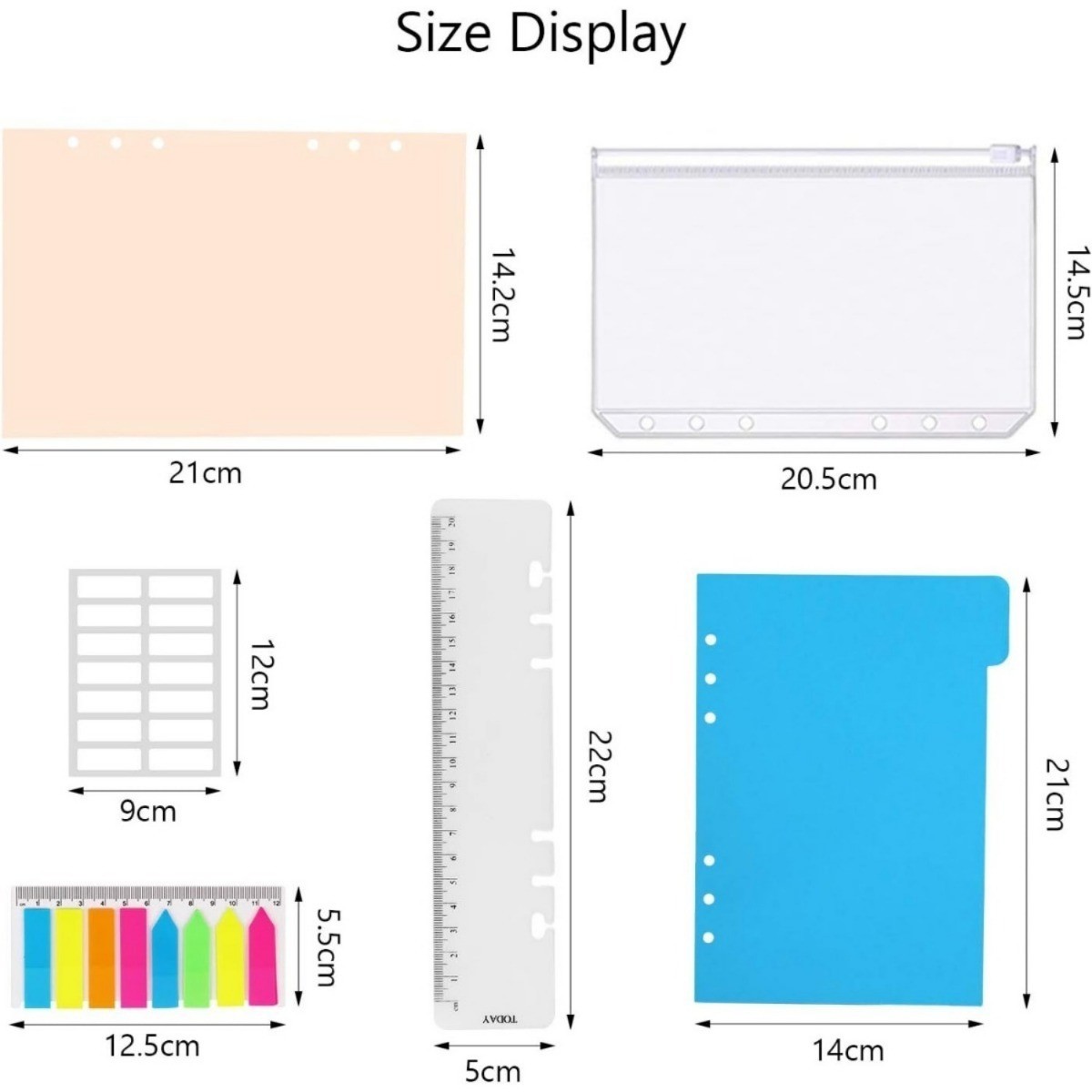 Loses Blatt Papier Set – Komplettes A5 Organizer-Set Mit Liniertem & Blankem Pap