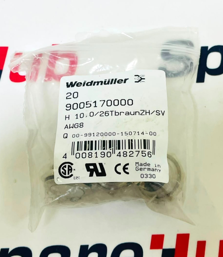 Weidmuller 9005170000 Twin Wire End Ferrules (4 Pcs In Bag)
