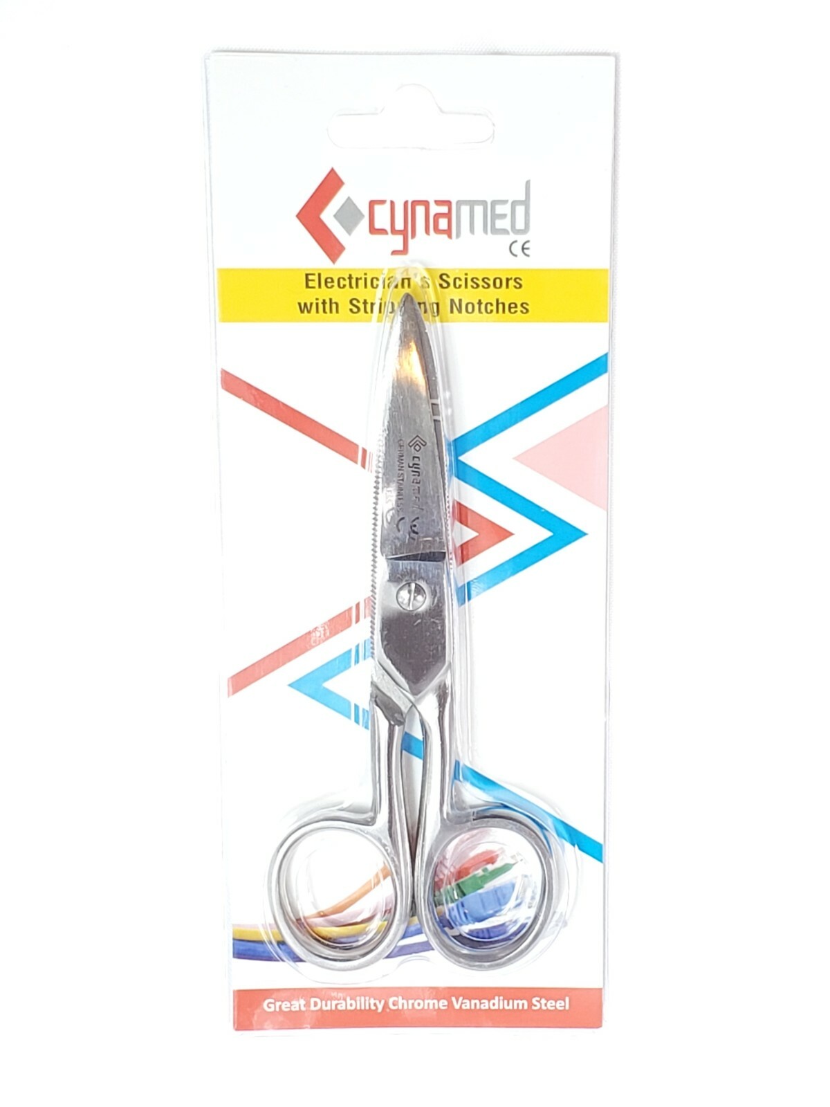 Electrician Scissors for Cutting & Stripping Wires Electrical Repair Tool 5.25″