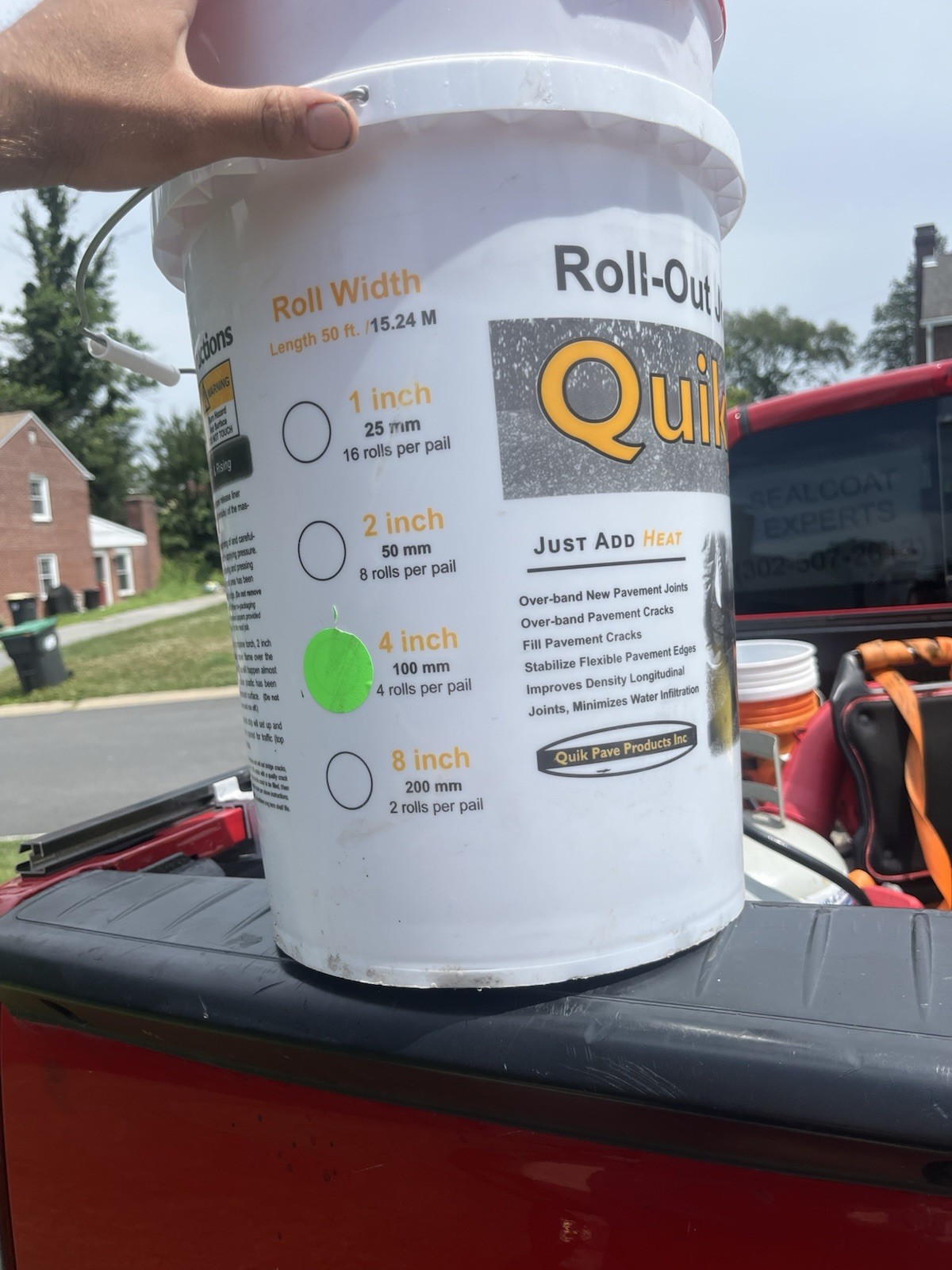 Quik Pave Products Inc Roll-Out QuikJoint Pavement Crack Repair Sealant