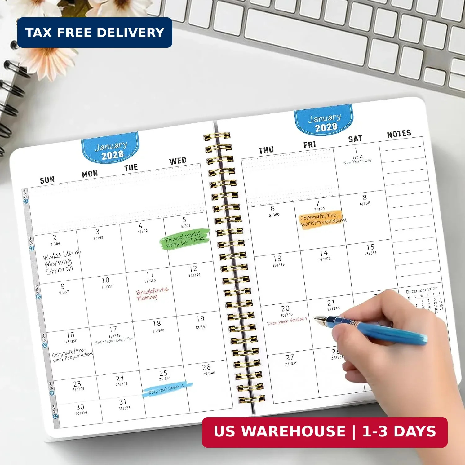 2026-2030 Monthly Planner – 5 Years Monthly Planner with Calendar from Jan 2026