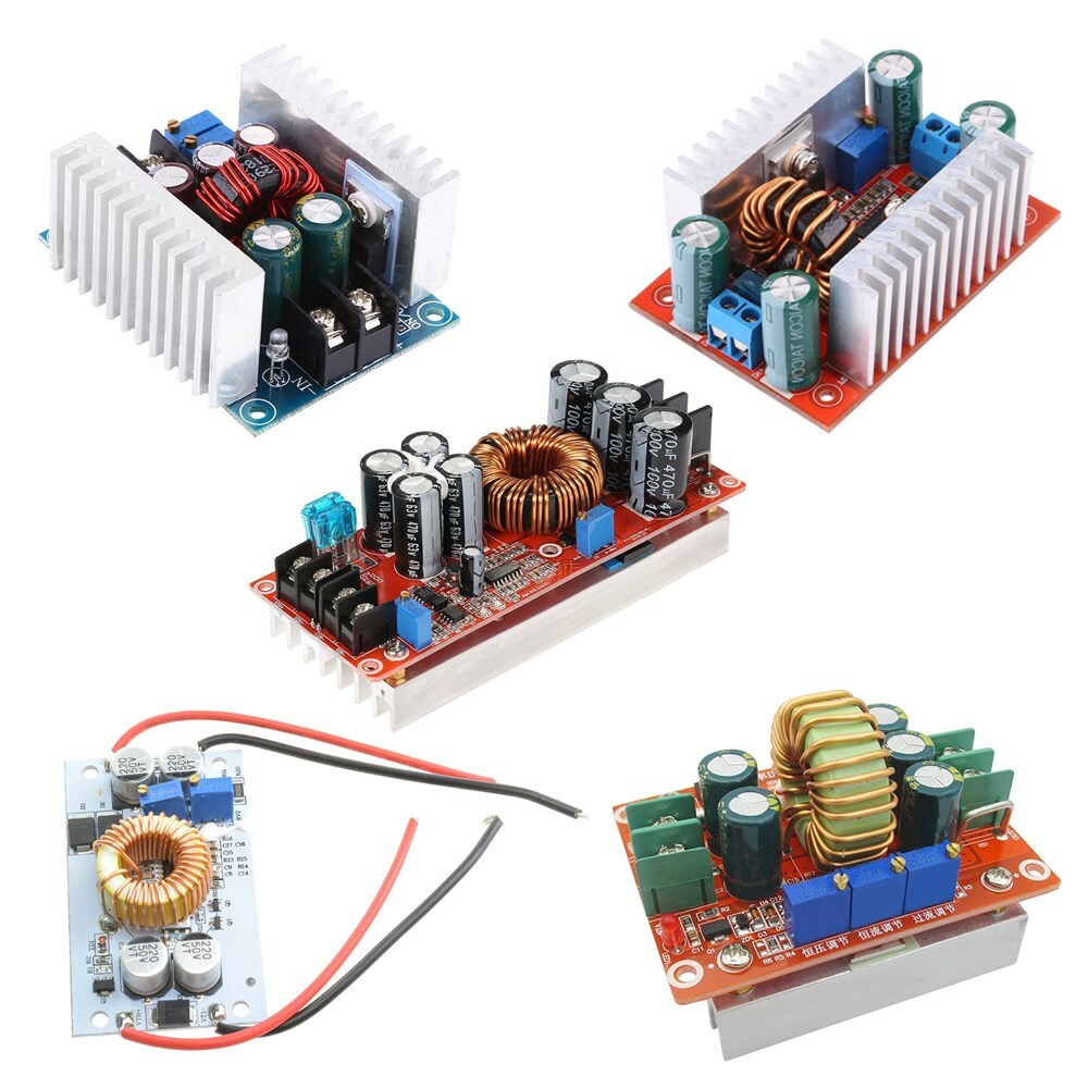 10/12/15/20A 150/250/300/400/1200W DC-DC Converter Buck Boost Step up Step down