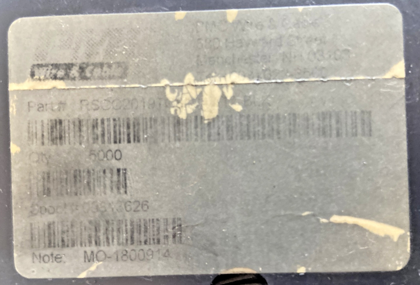 M81044/12/20-0-5000 Wire Spool Unknow Length Remaining, RSCC2019TC81044/12-BLK