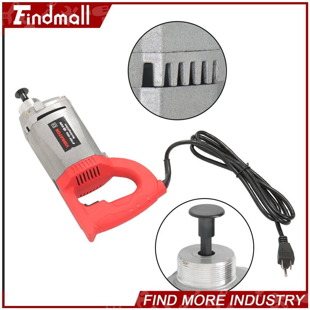 Findmall 1500W Construction Tools Electric Concrete Vibrator 4.5 Feet Long Shaft