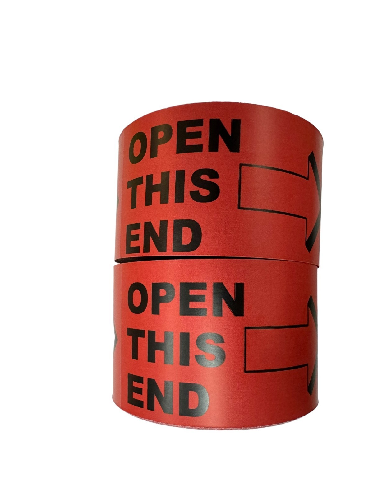 3×5 Open This End Arrow Shipping Pallet Labels 2 Rolls 300 Labels P/R
