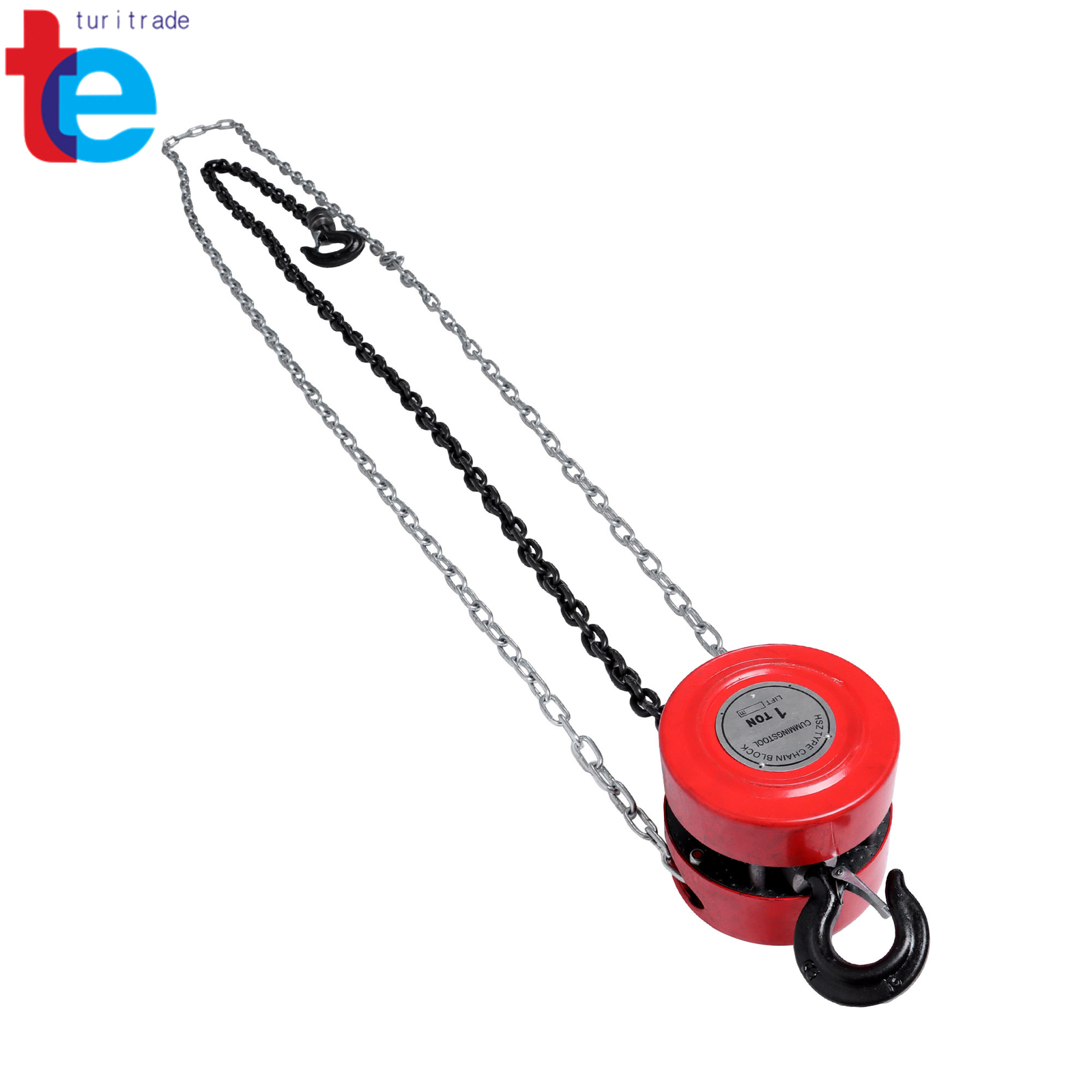 1 Ton Heavy Duty Chain Hoist 2200LBS Lift Hoist Puller Block Hand Tool Winch NEW