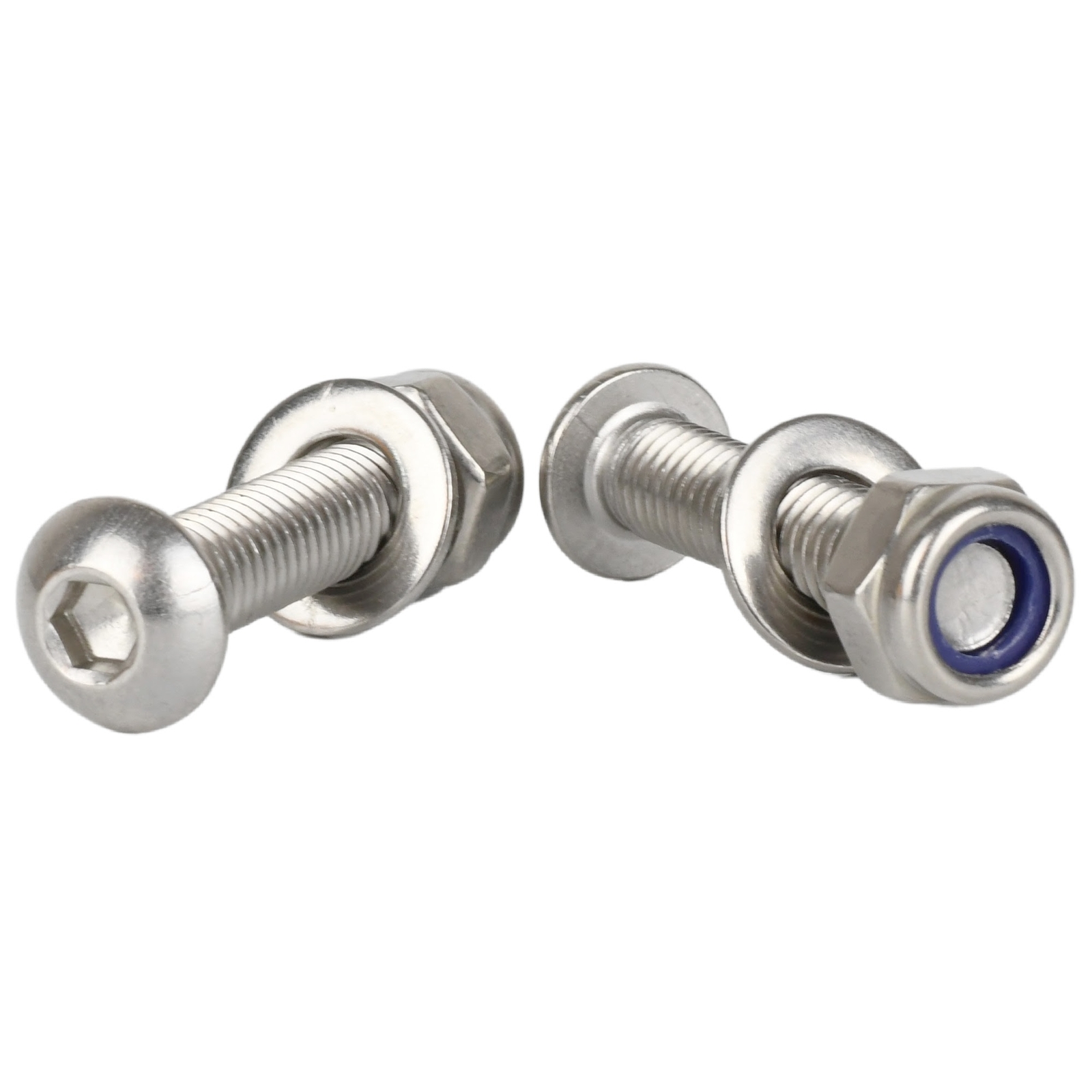 M2 M2.5 M3 M4 Button Head Allen Bolt Screws Nyloc Nuts Washers Stainless Steel