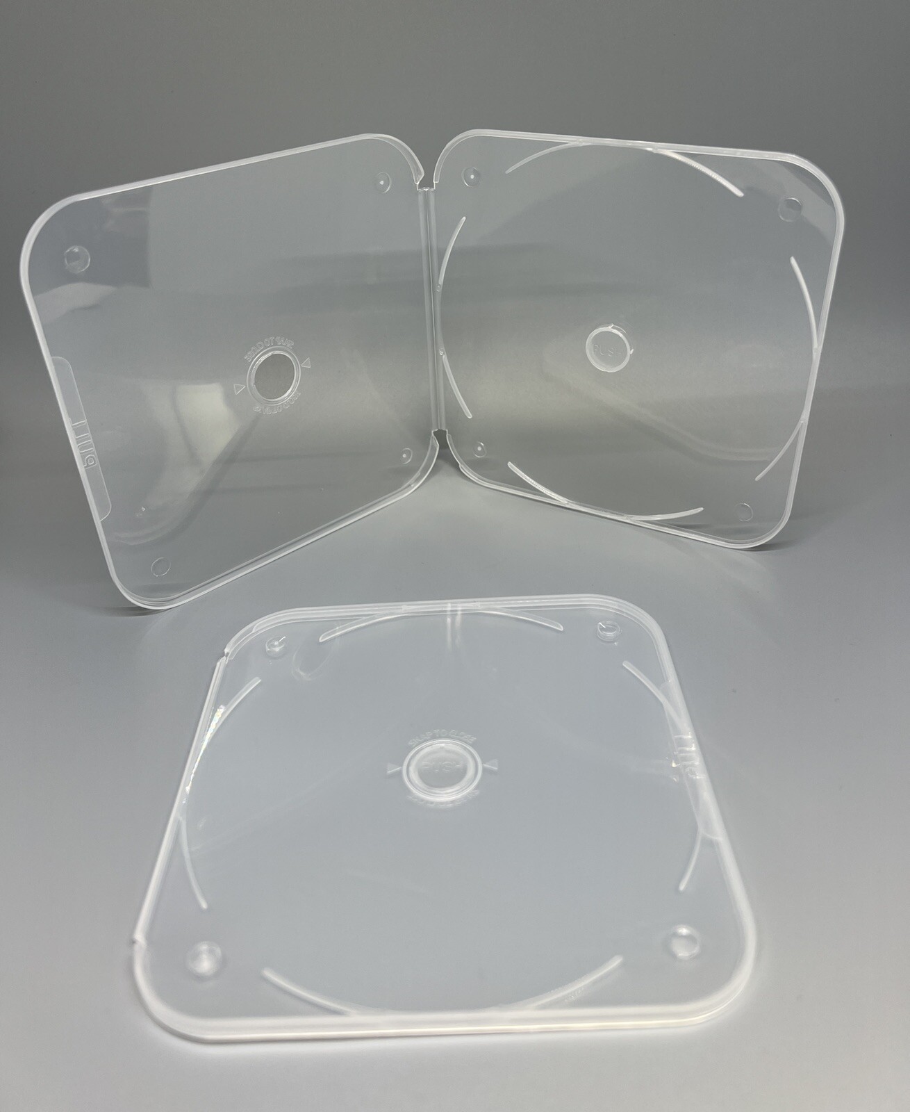 SALE! 10 PCS NEW CLEAR DISCSAVER POLY CD DVD CASE, CLAMSHELL SHELL CASES, PSC14