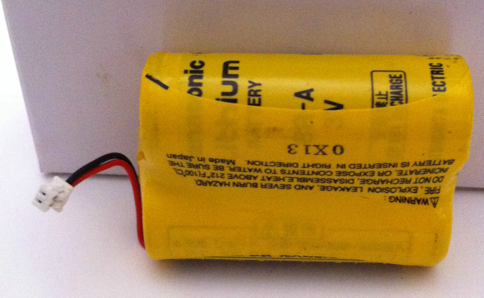 Brand New Panasonic BR-ACF2R 6V Lithium FAUNC Battery w/ Plug