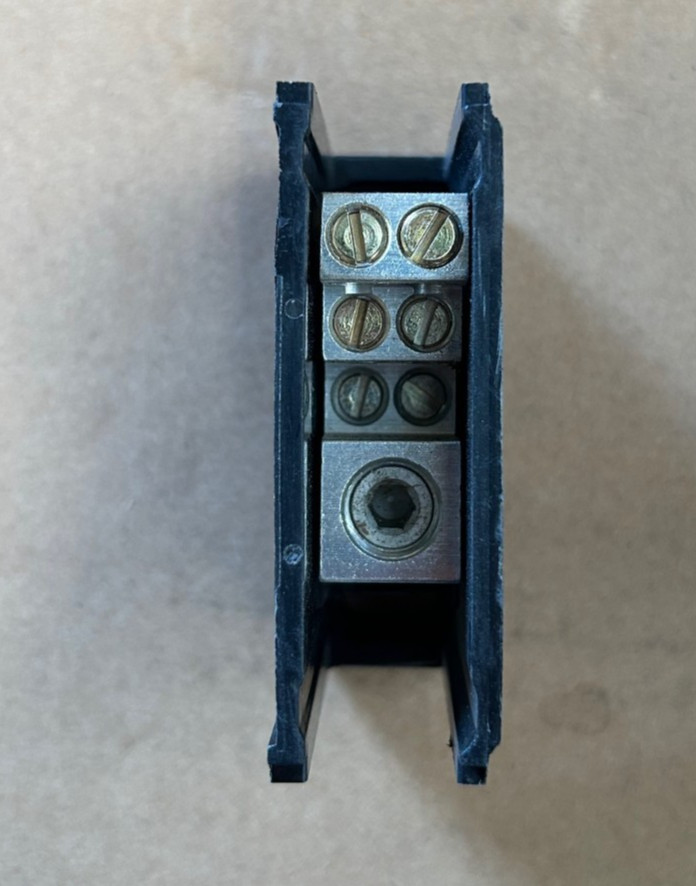 NSI Connector Bloks AS-K1-H6 2/0 – 14 Wire Terminal Power Block Gang NEW NO BOX