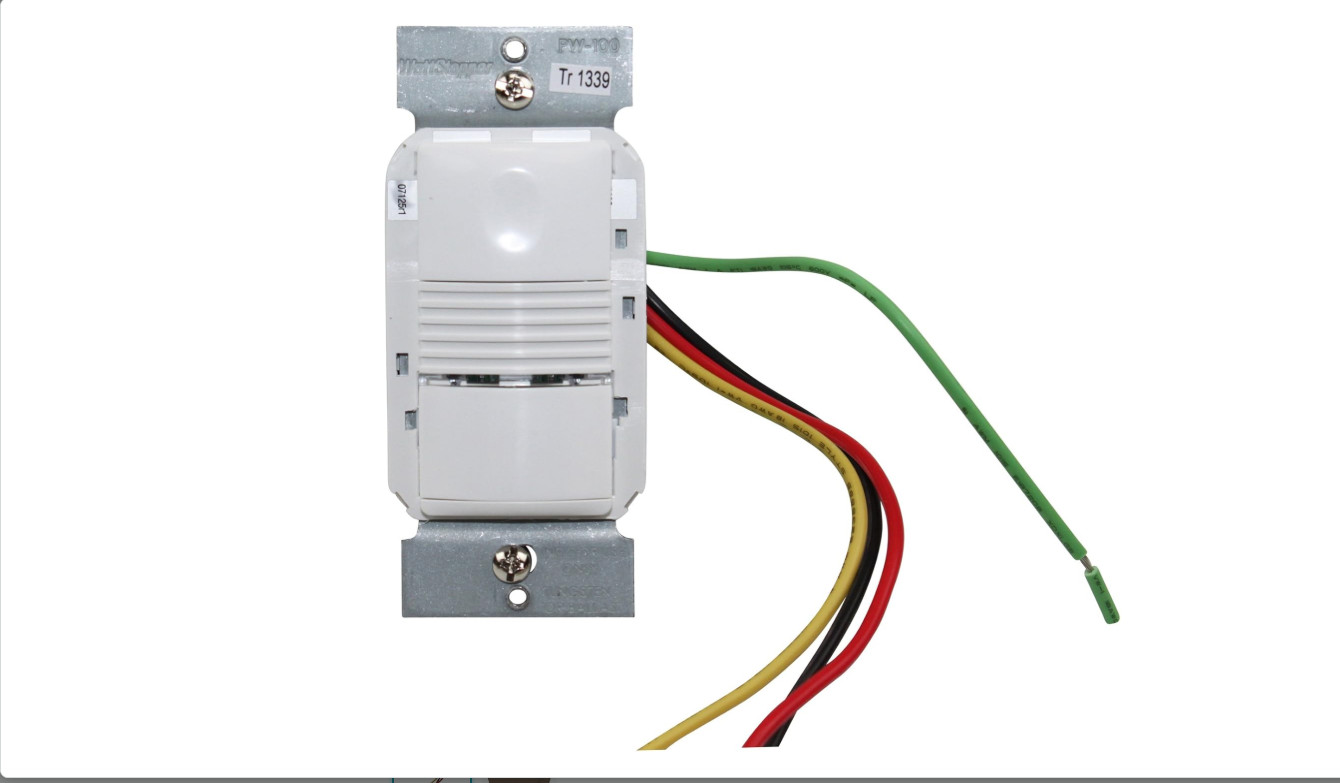 (Lot of 5) Watt Stopper PW-100-W Legrand. PIR Wall Switch Sensor. Brand New