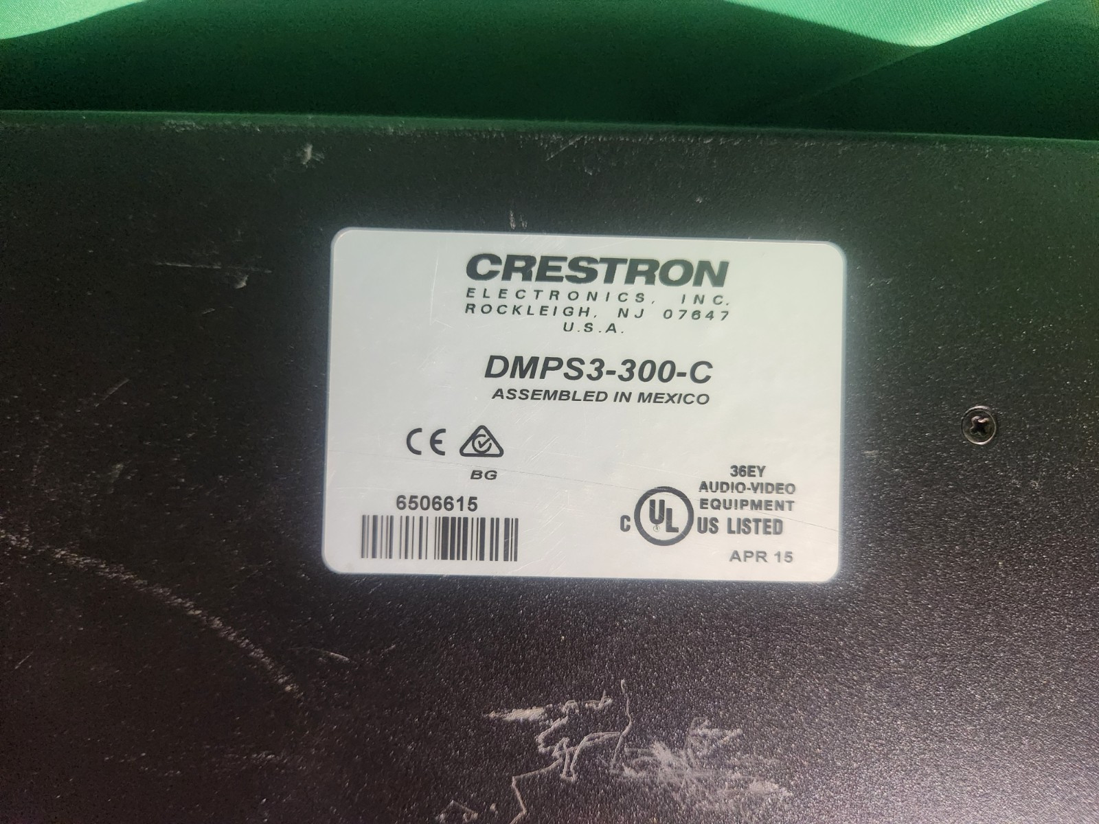 Crestron 3 Series DMPS3-300-C DigitalMedia Presentation System TESTED AND WORKS!