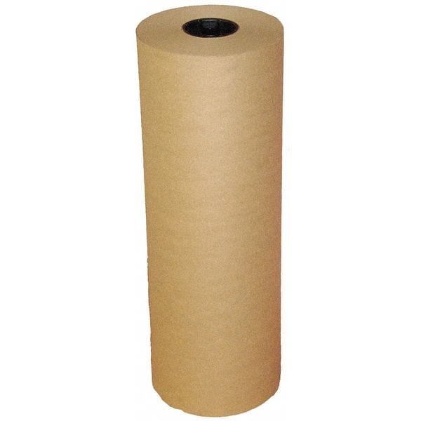 Natural Kraft Paper 18″ x 1200 ft, 30lb, 5PGL4 – Roll Dia 8.5 in, Free Shipping.