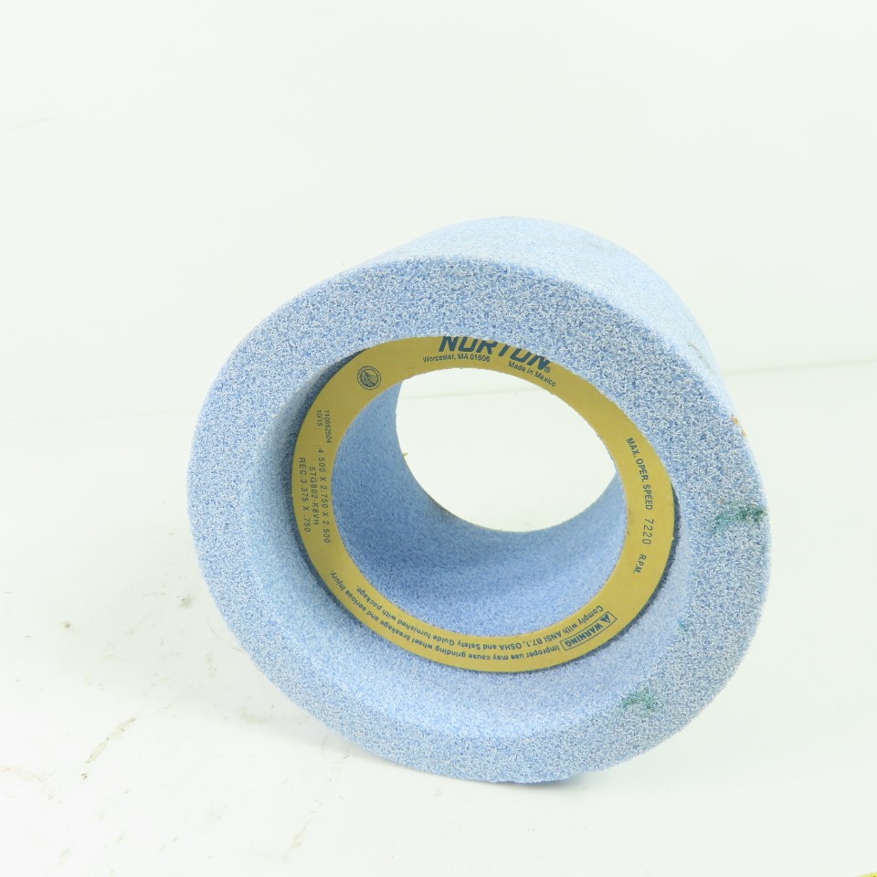 Norton 110662504 5TG802-K8VH Cup Grinding Wheel 4.500 x 2.750 x 2.500 7220 RPM
