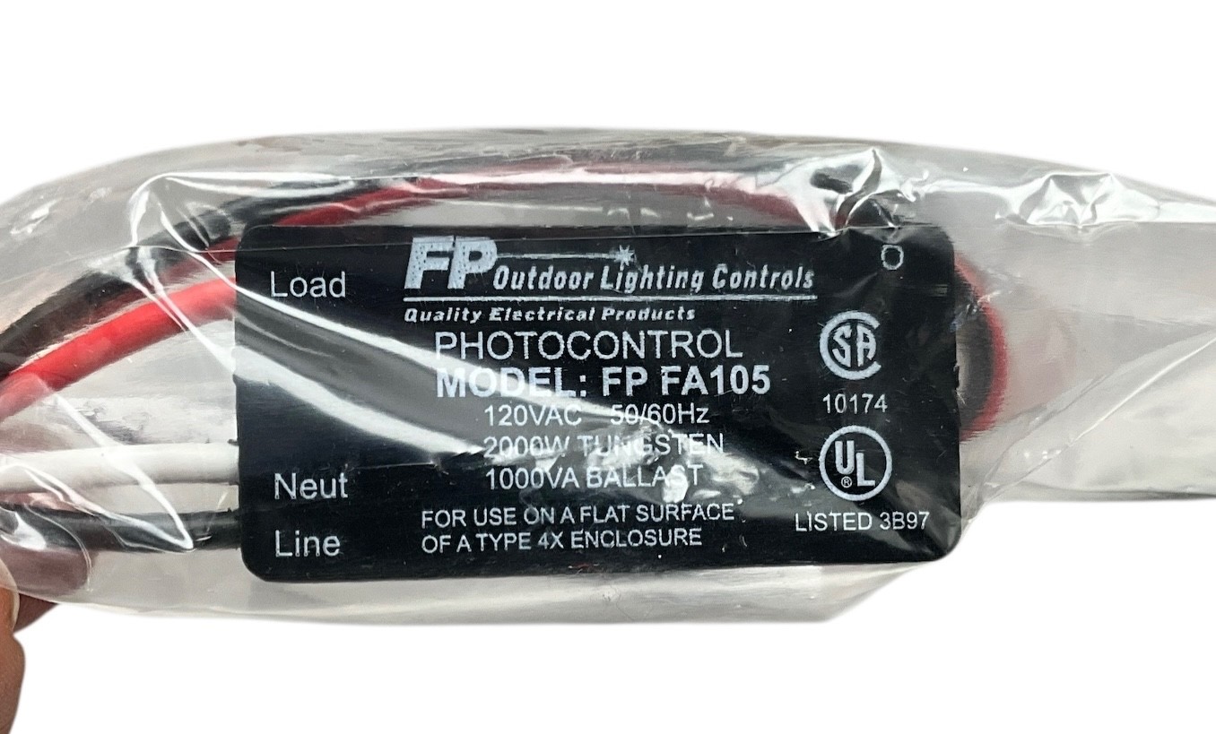 FP Outdoor Lighting Controls FP FA105 Photocontrol 120VAC, 50/60 HZ