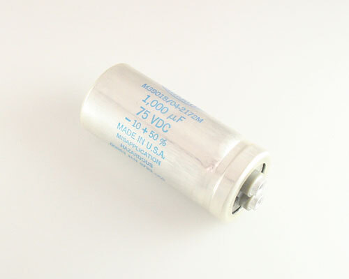 M39018/04-2172M SANGAMO-CDE CAPACITOR 1,000UF 75V ALUMINUM ELECTROLYTIC