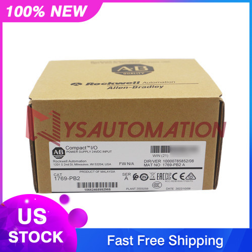 Factory Sealed Allen-Bradley 1769-PB2 CompactLogix DC 2A/0.8A Power Supply