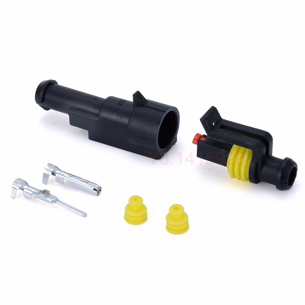 2/3/4/5/6Pin Way Car Motorcycle Sealed Waterproof Electrical Wire Connector Plug