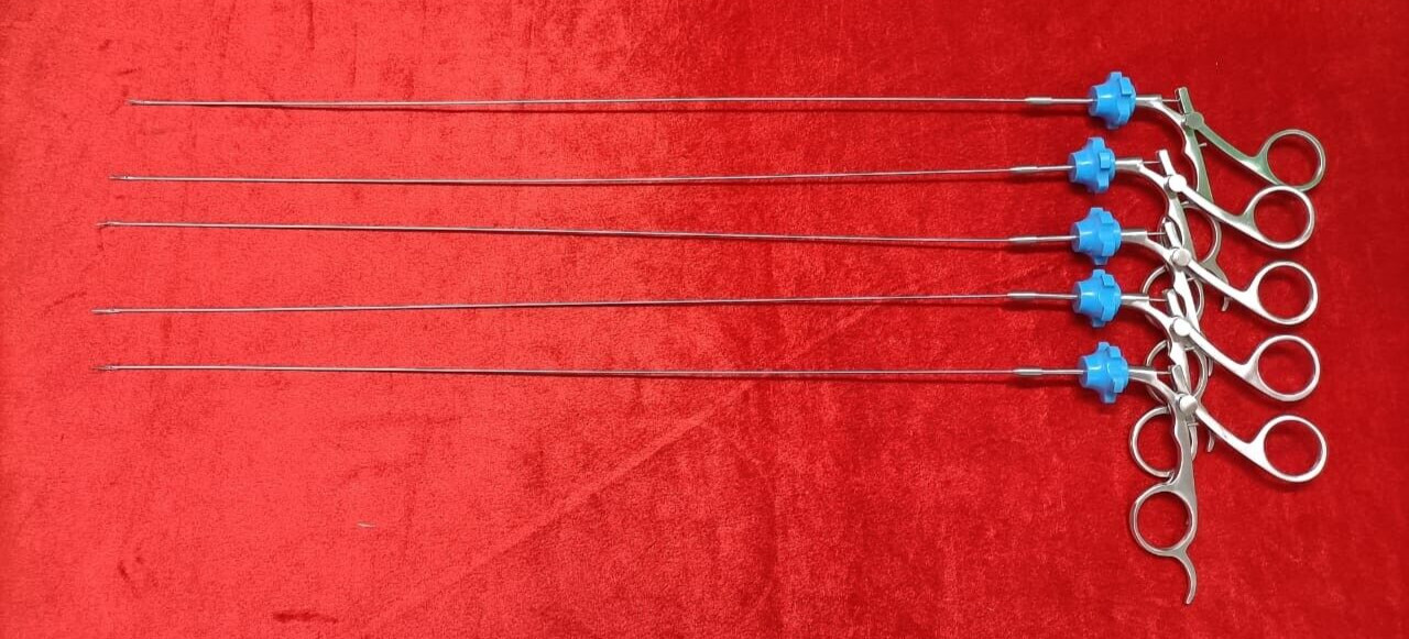 5pc – Hysteroscopy Semi Rigid Rotatable Scissor 5FR 40CM Reusable Instruments