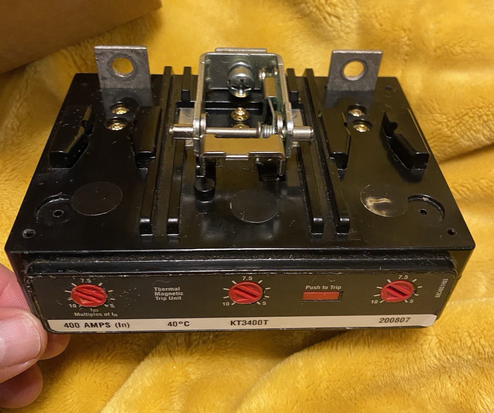 EATON KT3250T 3POLE 250A THERMAL MAGNETIC TRIP UNIT