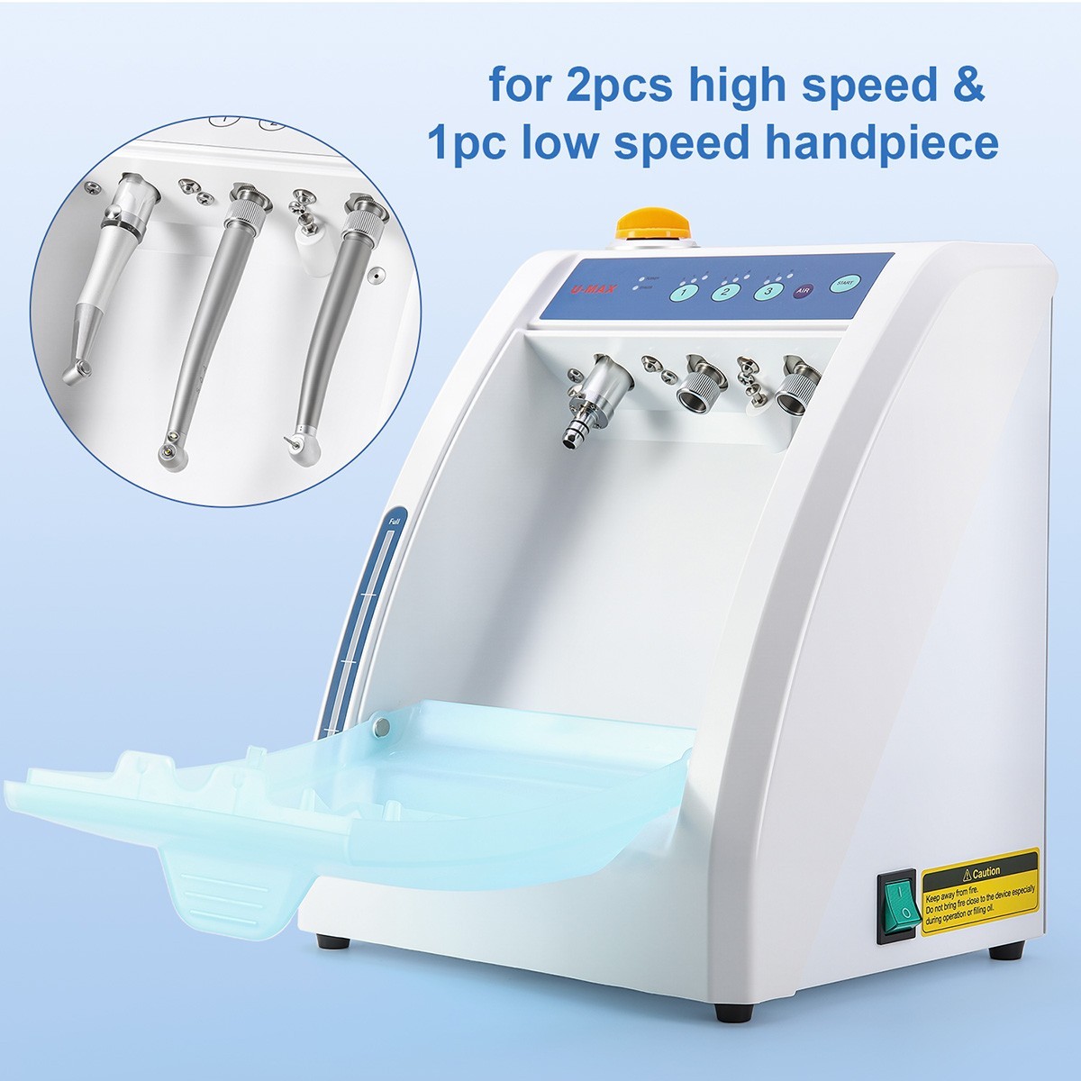 AZDENT Dental Automatic Handpiece Maintenance Lubrication Cleaner Oiling Machine