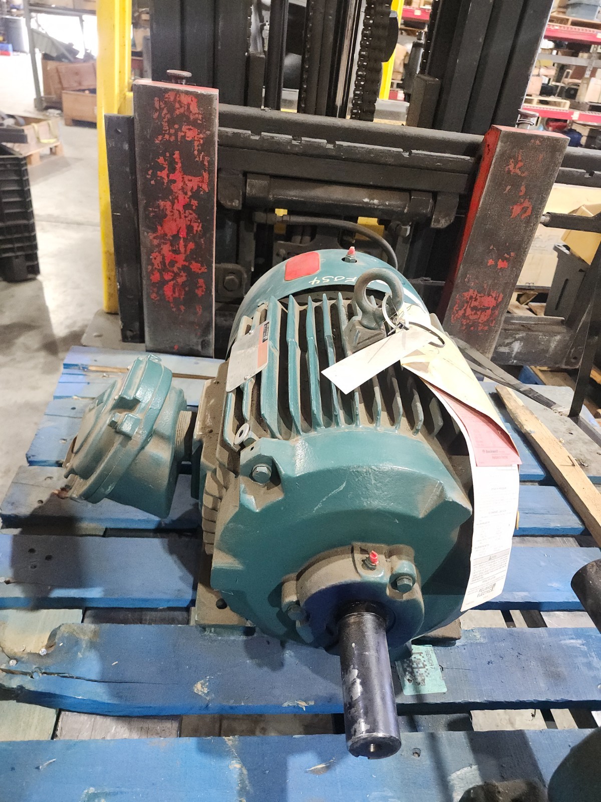 NEW NO BOX RELIANCE ELECTRIC MOTOR HP 7.5, RPM 1785, PH 3, FR 254T, 7365100-001