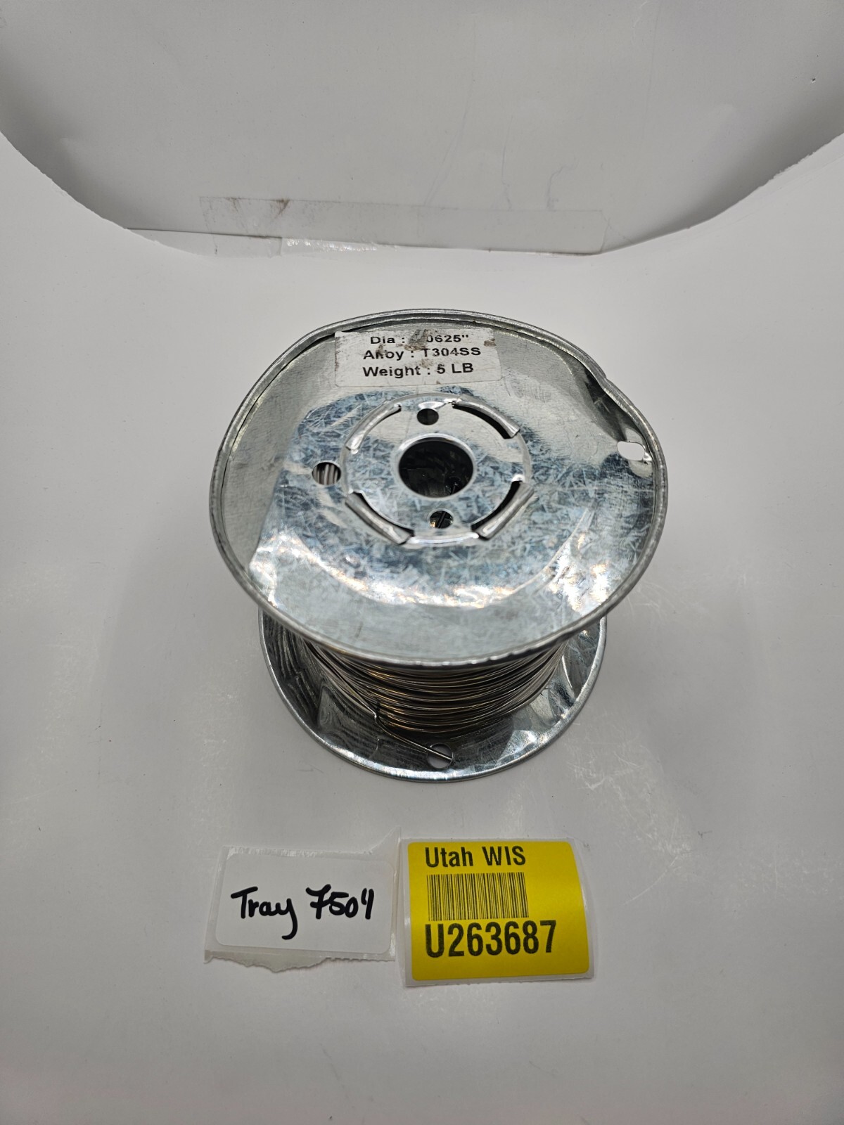 ALLOY T304SS DIA 0.0625″ WEIGHT 5 LB Silver