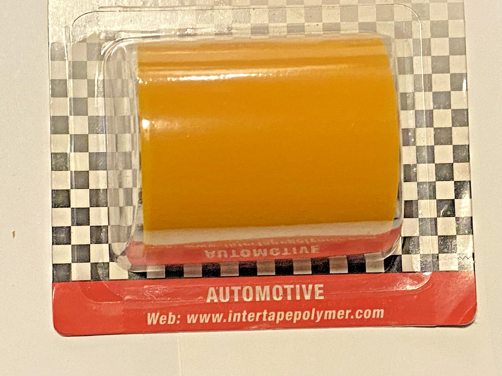 Headlight Taillight Lens Repair Tape, Amber / Yellow, 1.875 in x 60 in.