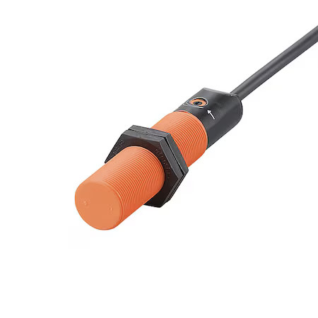 Ifm Kg0009 Capacitive, Cylindrical Proximity Sensor, 18 Mm Dia., Pbt, 2 M, Bare