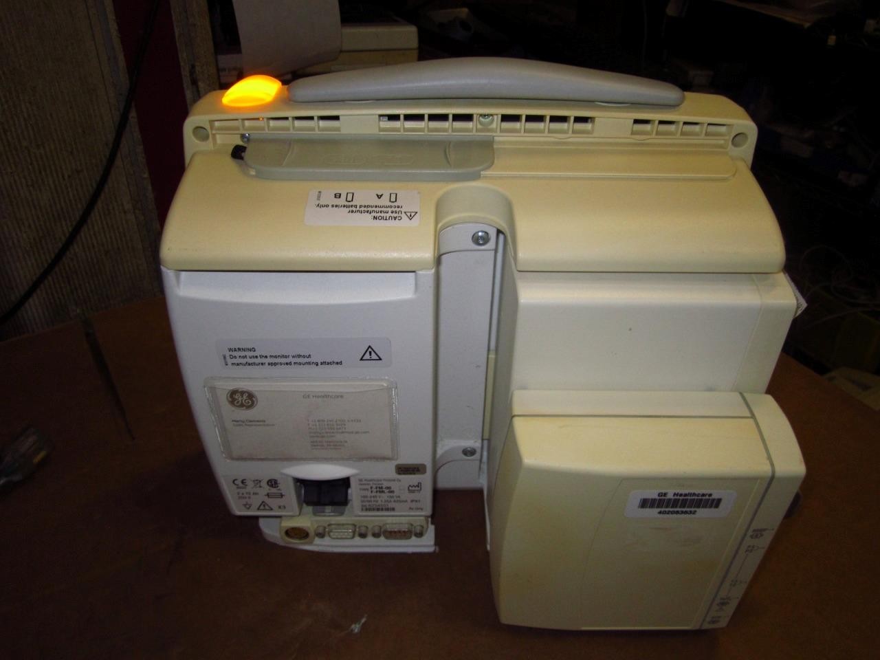 GE Datex Ohmeda S/5 F-FM-00 Monitor E-PSMP, N-FCREC-00 PRINTER ETCO2