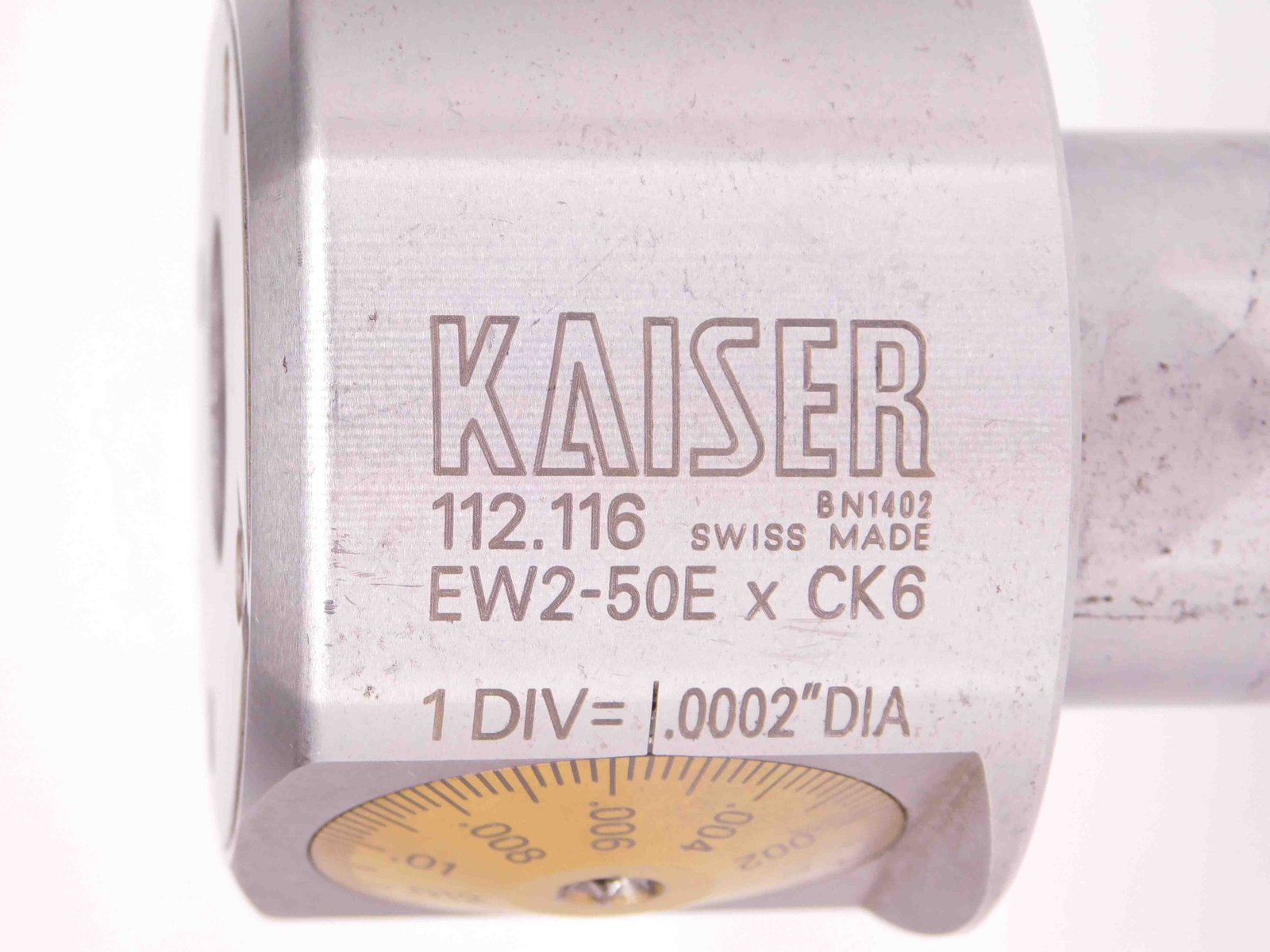 KAISER 112.116 FINE / FINISHING ADJUSTABLE BORING HEAD KAB6 HOLDS 5/8 BAR .0002