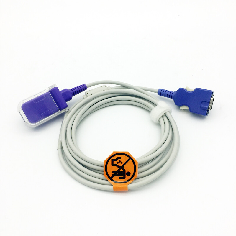 5pcs/Lot Nellcor SpO2 Adapter Cable DOC-10 Extension Cable Compatible 14Pin 2.2m