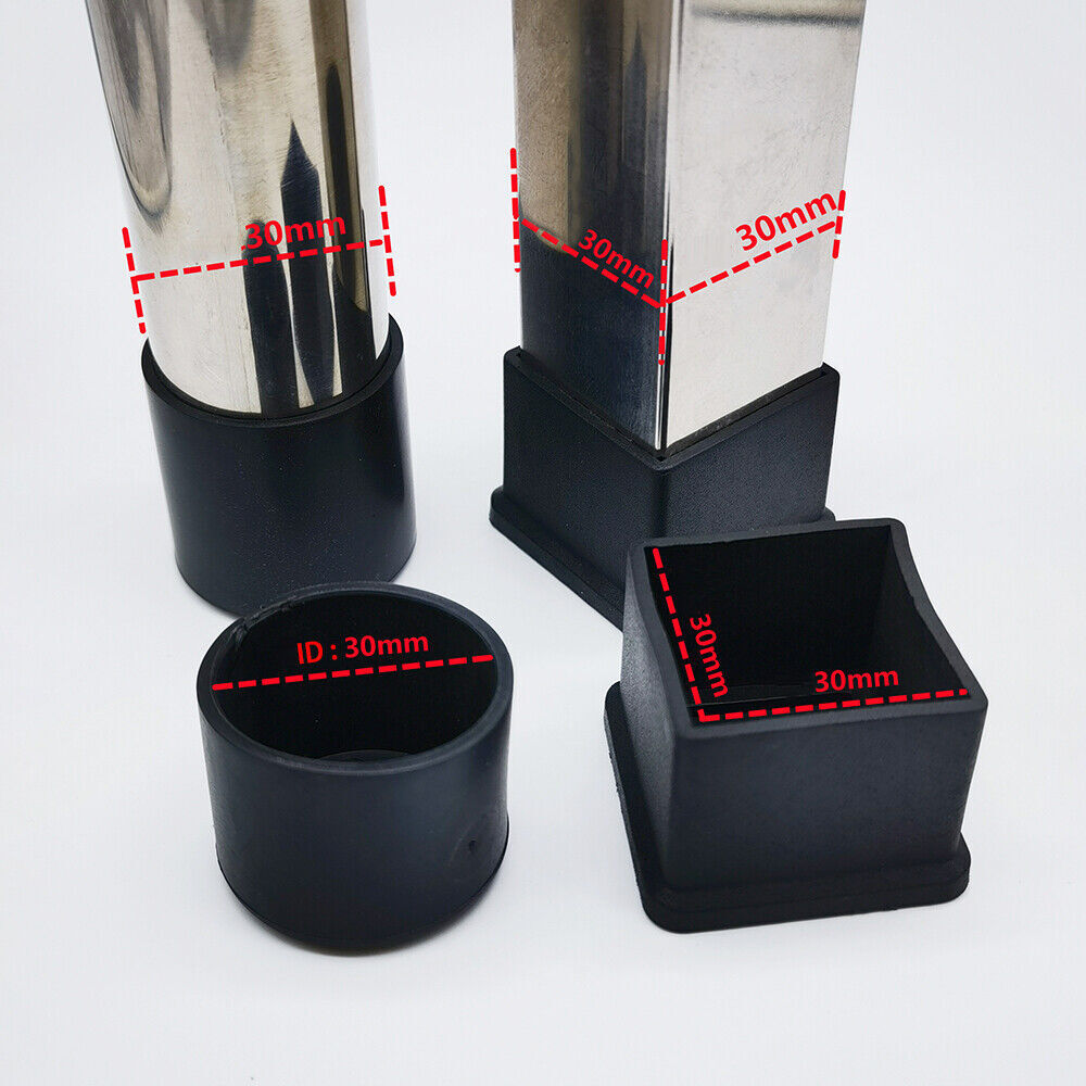 Round Rubber End Cap Black,Caps Tube Pipe, Rubber Blanking Stopper ID 6mm~76mm