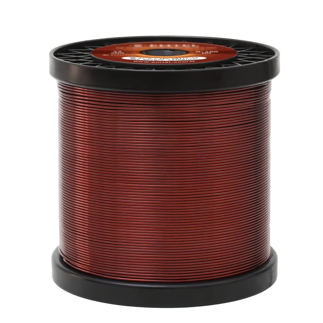 Emtel 20 AWG 5 lb 1600 feet 99.9% Pure Copper Wire, Enameled Magnetic Wire f…