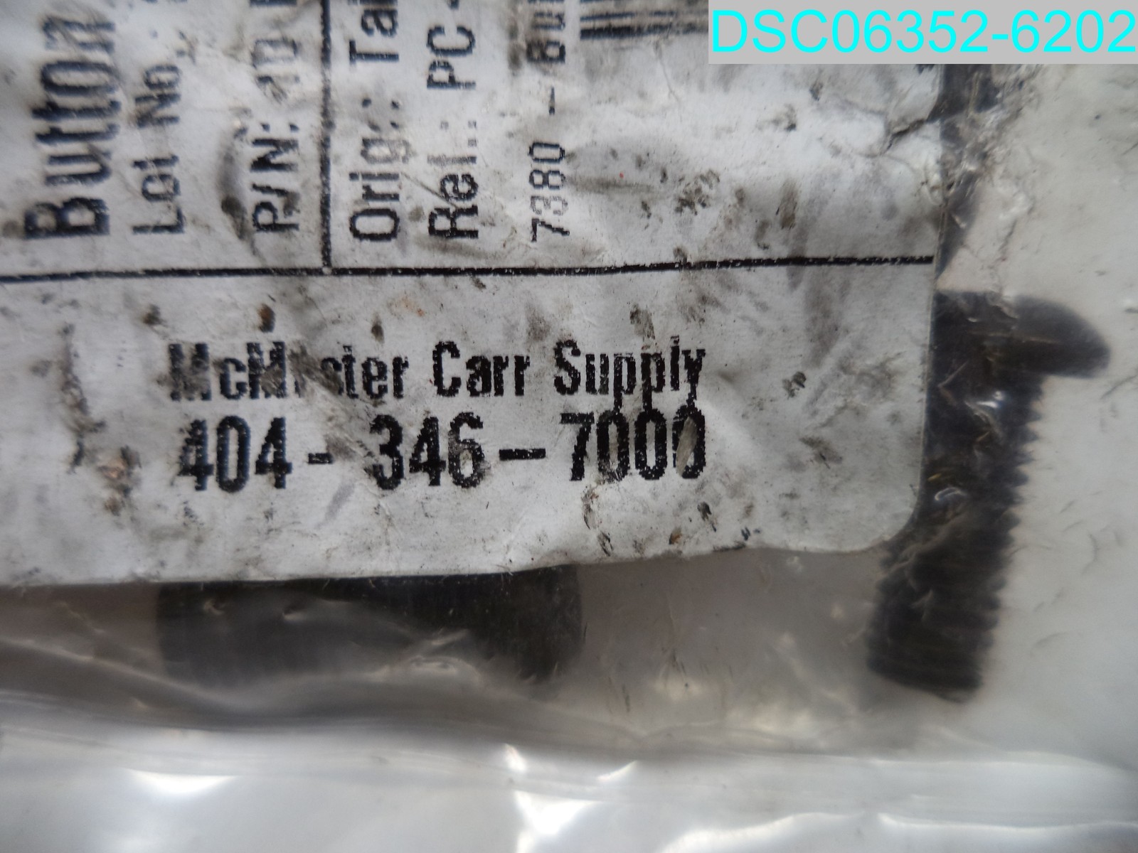 QTY=30(3X10): 7380-A2 BLOX McMaster Carr Button Head Screws A2 6X16 Black Oxide