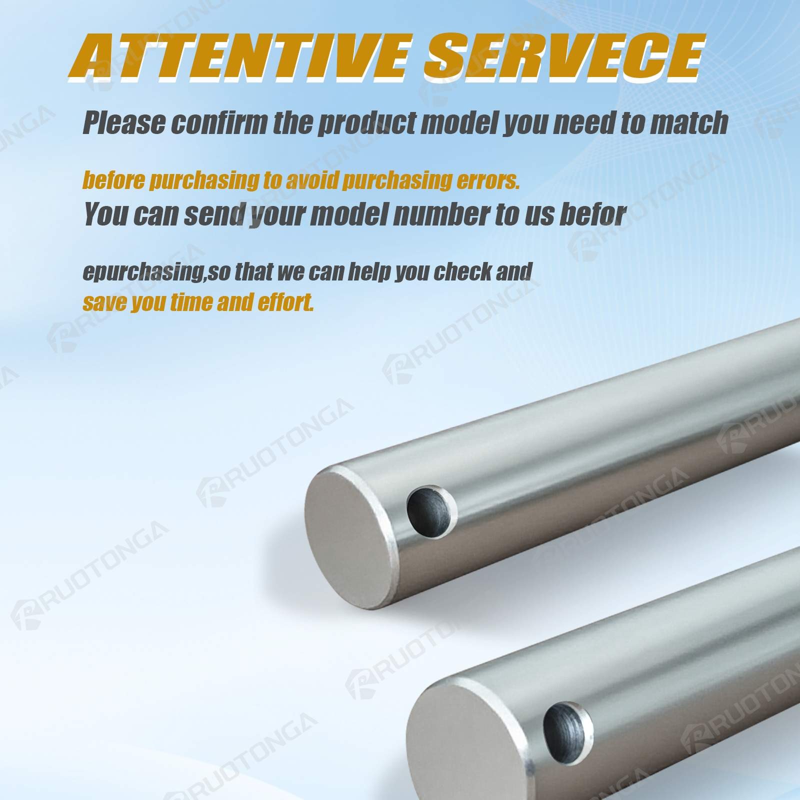 45mm x 13-In Excavator Bucket Pin fit for John Deere/Yanmar/Kubota/Takeuchi