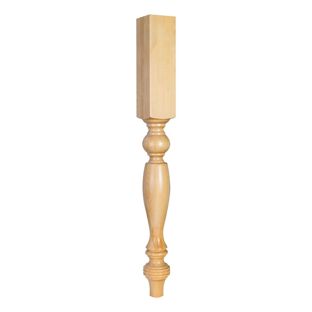 ONE-Tapered Smooth Wood Post (Island or Table Leg)- BEST PRICE ON EBAY