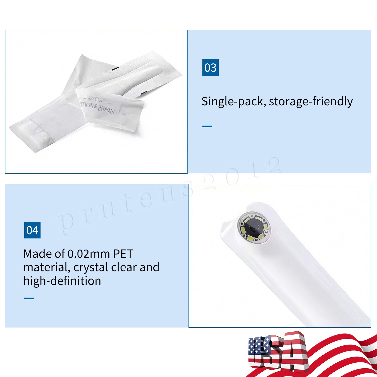100/200/300/500Pc Dental Disposable Protect Sheath Intraoral Camera Cover A04-7A