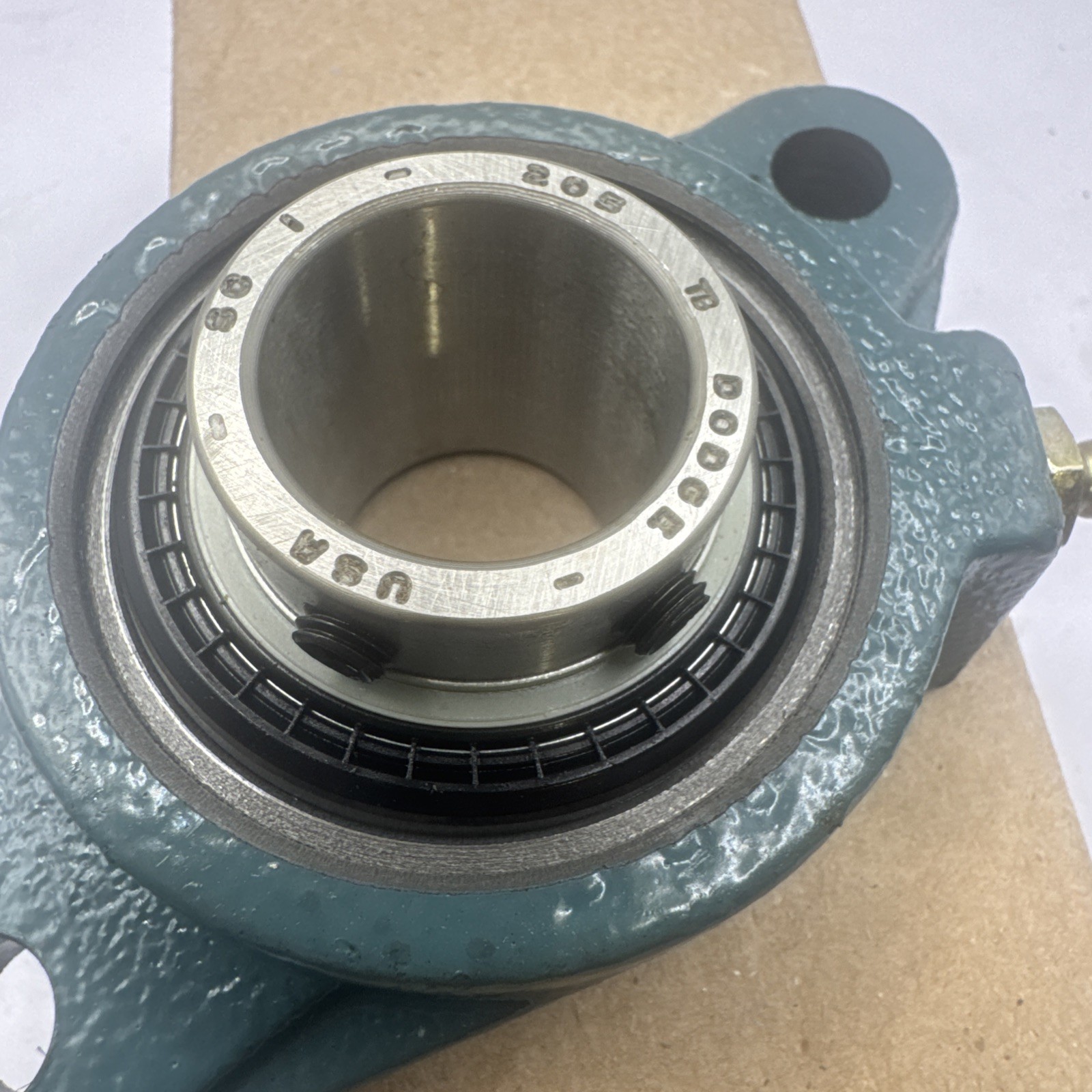 Dodge 124173 F2B-SC-100 Flange Mount Ball Bearing Unit 1” Bore 2 Bolt Nob