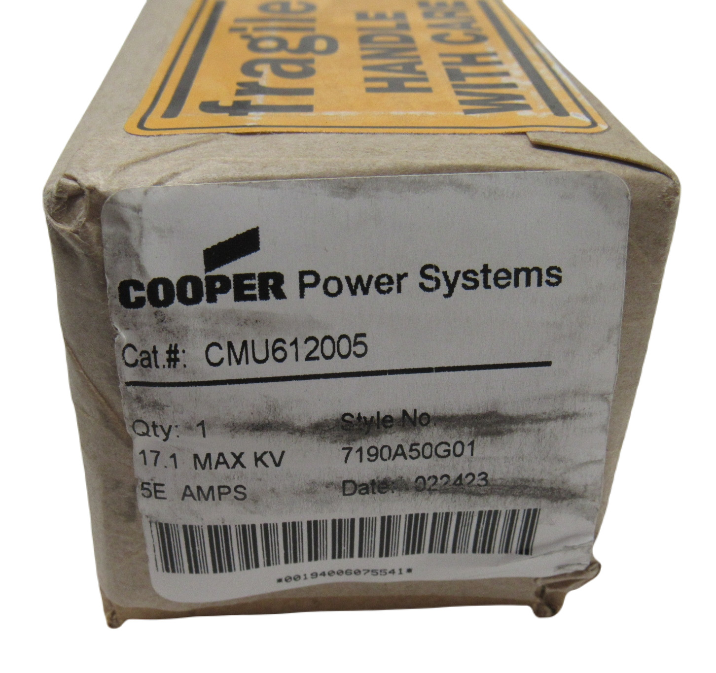 NEW Eaton Cooper CMU 14.4kV 17.1kV 5A Power Fuse Expulsion CMU612005 DBU17-5E