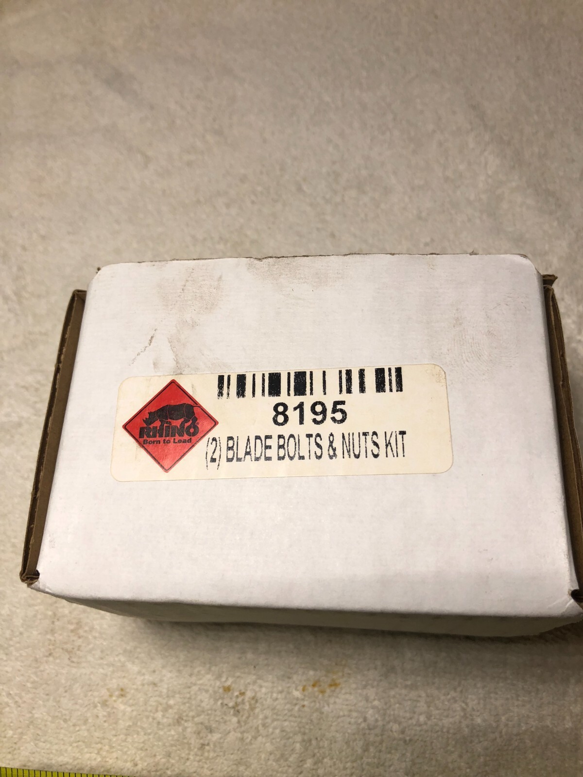 Rhino Bolt Kit # 8195 OEM (2 Bolts & 2 Nuts) Blade Bolts