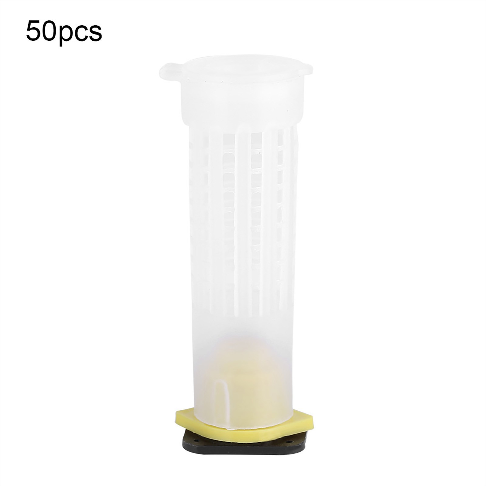 50Pcs Beekeeping Rearing Cup Kit Bee Queen Cages Roller Beekeeper Tool Equipment