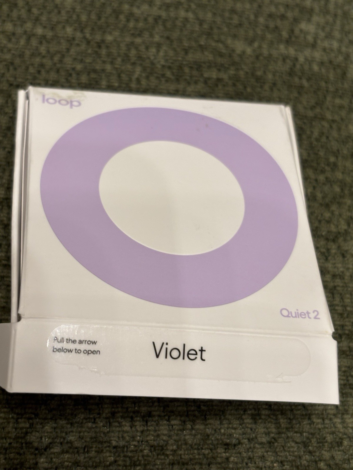 Loop Quiet 2 Earplugs – Violet – Open Box NEW! Noise Reduction Ear Protection