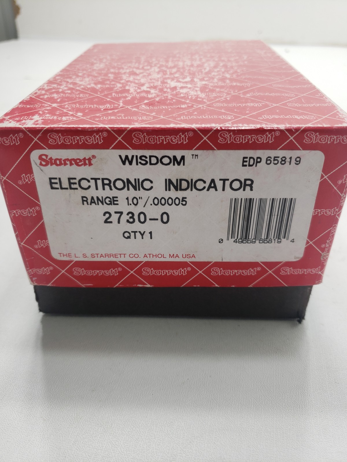 Starrett 2730-0 Wisdom Electronic Digital Indicator 1” Range .00005” w/ Box
