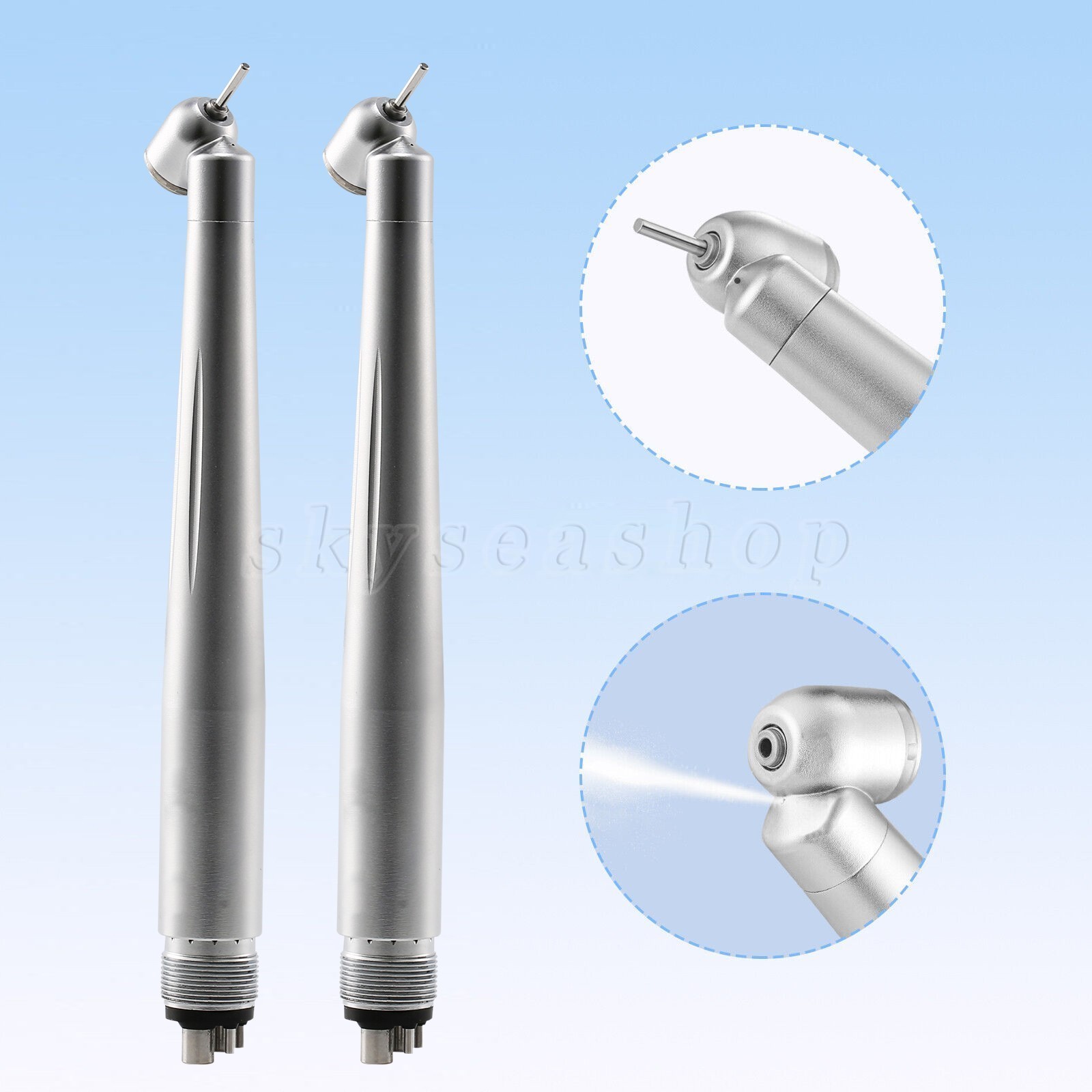 1-10 Dental Surgical Fast Handpiece 4 Hole Midwest 45 Degree Angle Rear Exhaust