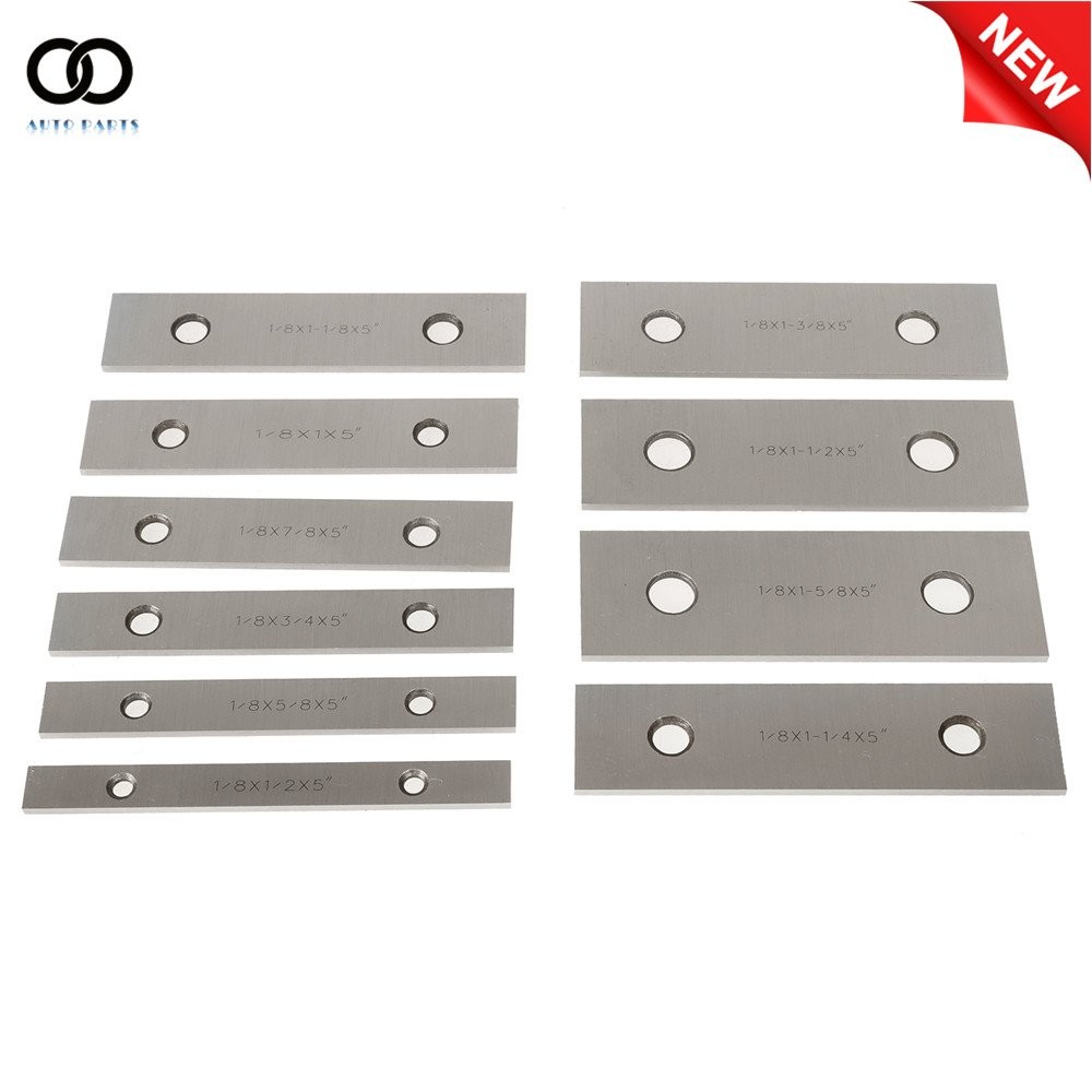 10 Pair 1/8 × 5″ Precision Parallel Set Packing In Case New
